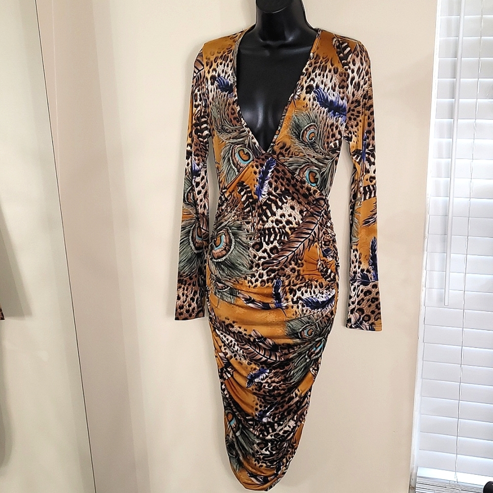 "Wild Instincts" Midi Dress